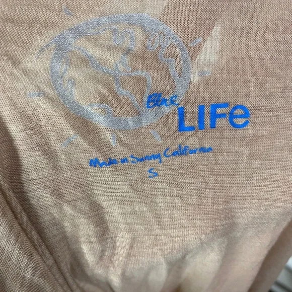 Women’s Blue Life Long Sleeve Top - Picture 4 of 4